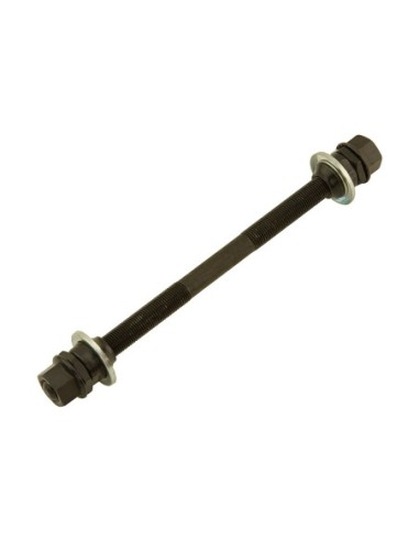 Rear Hub Axle 3/8x175mm Black.